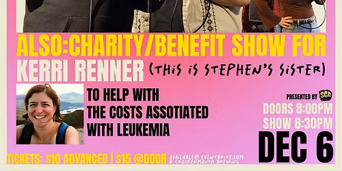 Kerri Renner Benefit Comedy Show