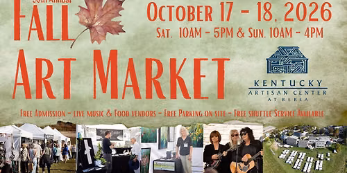 58th Annual Fall Art Market at the Kentucky Artisan Center