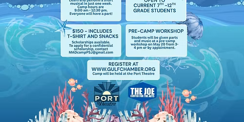 Music, Art & Drama Camp at the Port Theatre