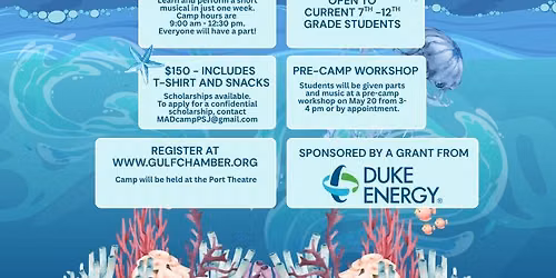 Music, Art & Drama Camp at the Port Theatre