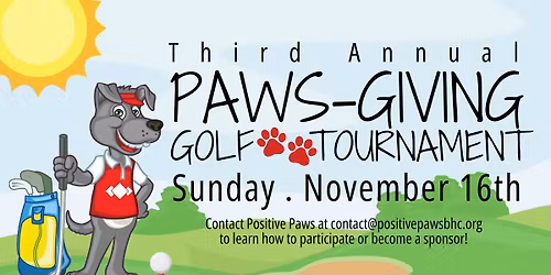 Third Annual Paws-Giving Golf Tournament