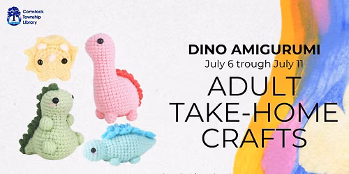 Adult Take-Home Craft: Dino Amigurumi
