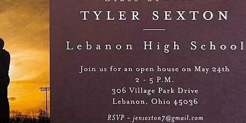 Tyler\u2019s Graduation Open House