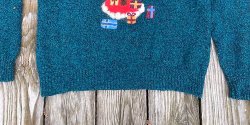 Needlefelt Christmas Sweater EAST AURORA November 23