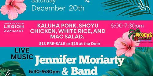 Jennifer Moriarty Band & Dinner
