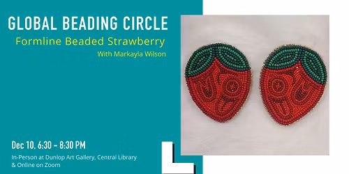 Global Beading Circle - Formline Beaded Strawberry