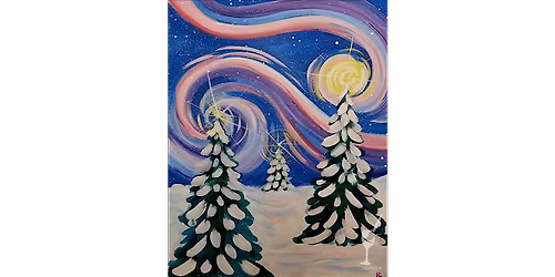 Cotton Candy Winter - Paint and Sip in San Antonio | Classpop!\u2122