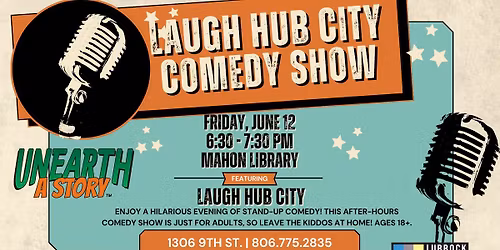 Laugh Hub City: Comedy Show at Mahon Library