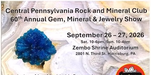 60th Annual Gem, Mineral & Jewelry Show