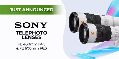 New Sony Lenses Counter Demo with Scott Sitkiewitz!