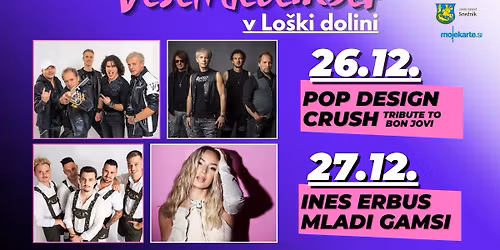 \ud83d\udd25VESELI DECEMBER v Lo\u0161ki dolini \ud83d\udd25Ines Erbus\/Pop design\/Mladi gamsi\/Crush