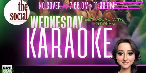 Get Vocal With KJ Stephani, Wednesday at The Social in Asheville