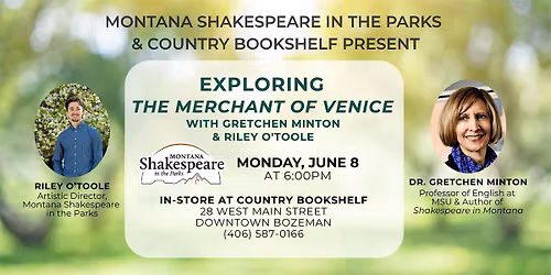 MT Shakespeare in the Parks Presents: Exploring "The Merchant of Venice"