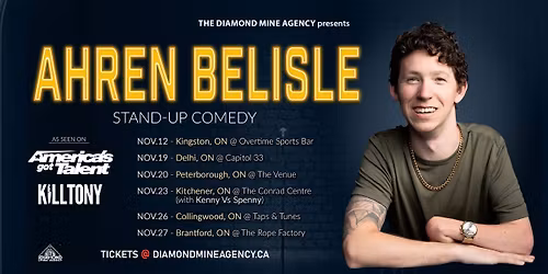 Ahren Belsile (AGT \/ K*ll Tony) Live In Collingwood