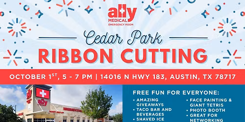 Ally Medical ER Cedar Park Ribbon Cutting Celebration
