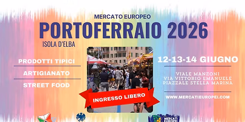 ISOLA D'ELBA - IX Mercato Europeo | 12-13-14 Giugno 2026