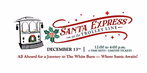 Santa Express on the Madison Trolley Line