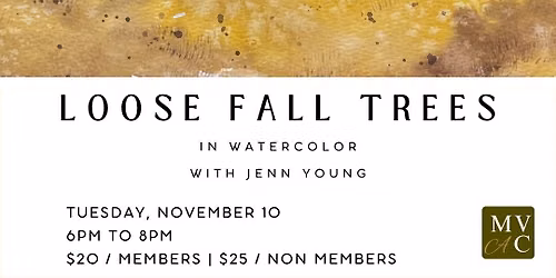 Loose Fall Trees in Watercolor with Jenn Young