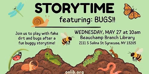 Special Storytime: BUGS!