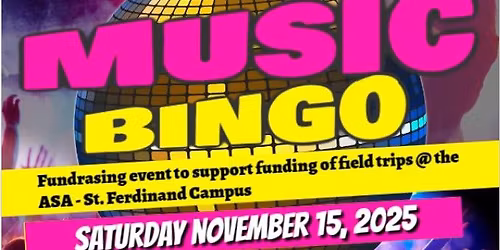 ASA St Ferdinand Music Bingo