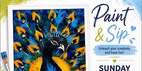 Peacock Party- Paint & Sip!