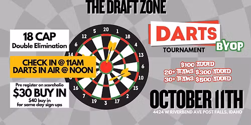 The Draft Zone Darts Tournament