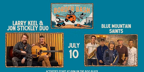 Border Bash: Larry Keel & Jon Stickley Duo with Blue Mountain Saints