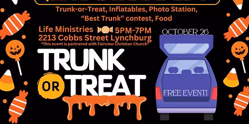 Kids Fall Fest & Trunk or Treat