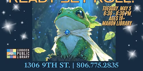 Ready, Set, Roll! at Mahon Library