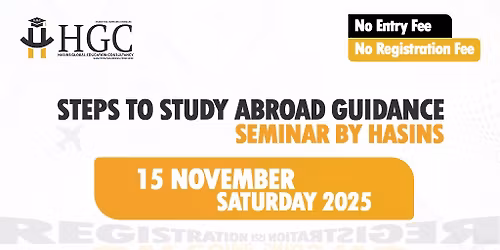 Steps to Study Abroad Guidance- Seminar by Hasins | Unlock all the info and secrets of study abroad