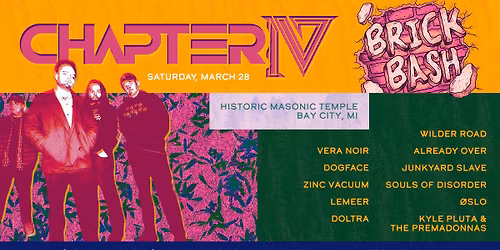 Chapter IV | BRICK BASH 2026 | March 28 at Historic Masonic Temple