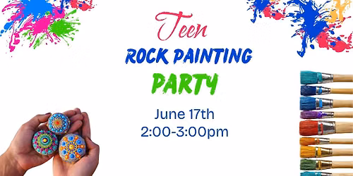 Teen Rock Painting Party