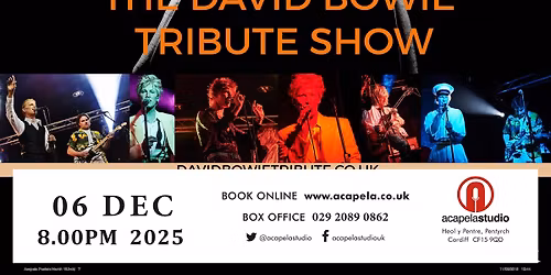 David Live (Tribute To David Bowie) CHRISTMAS SPECIAL