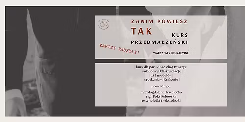 Zanim powiesz TAK - kurs przedma\u0142\u017ce\u0144ski 