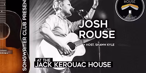 Songwriter Club Presents: Josh Rouse w\/ Special Guest at the Jack Kerouac House St.Petersburg FL