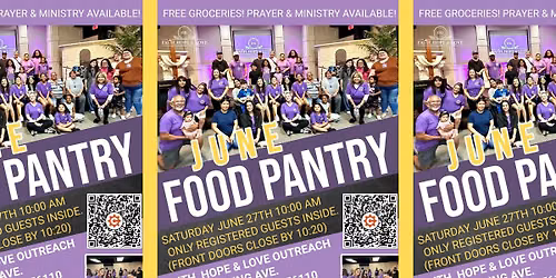 JUNE Food Pantry Morning @ FHL Outreach Center