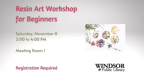 FULL - Resin Art Workshop for Beginners
