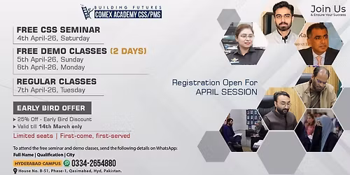 Free CSS\/CCE Seminar 