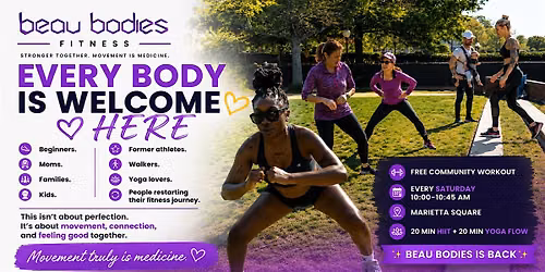 Movement is Medicine: Beau Bodies Bootcamp