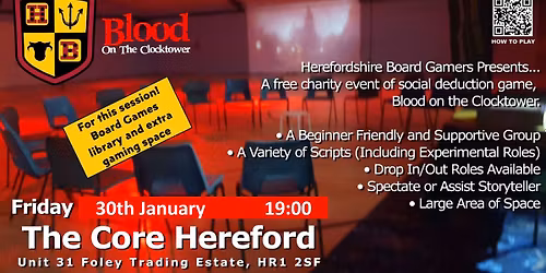 Here for Games: Social Games Blood on the Clock Tower @the Core