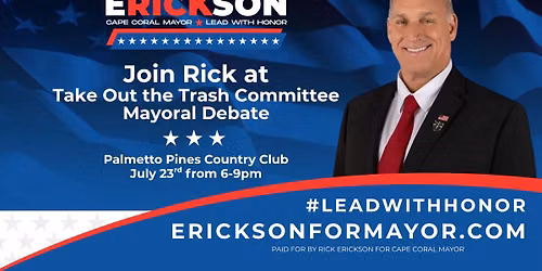 Rick Erickson attends the TOTTC Mayoral Debate