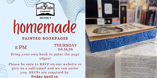 Handmade Craft- Painted Bookedge