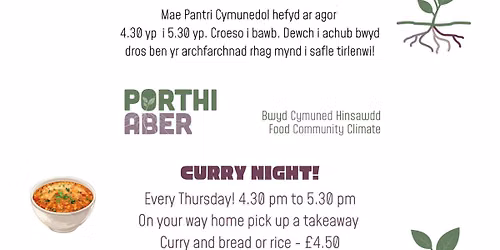 Curry Night with Porthi Aber