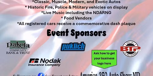 America 250th Auto Show