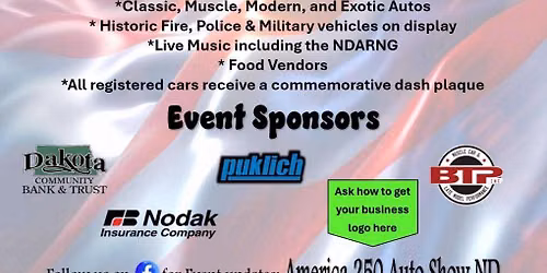 America 250th Auto Show