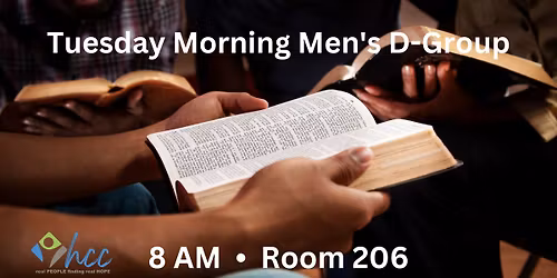 Men\u2019s Tuesday Morning Discipleship Group