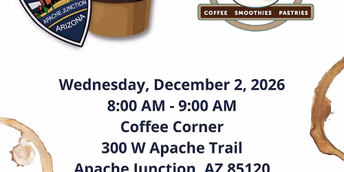 Coffee With a Cop - Coffee Corner