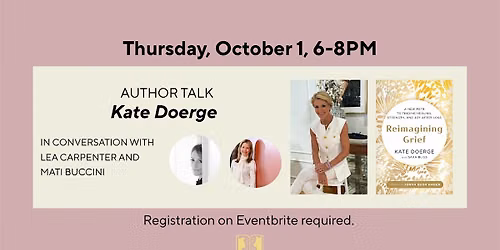 Kate Doerge in conversation with Lea Carpenter and Mati Bonetti de Buccini