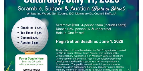 Heart of Hazel 6th Annual Scramble