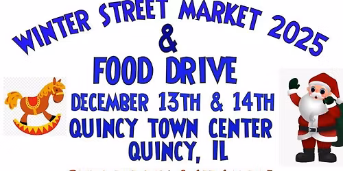 WINTER INDOOR STREET MARKET & FOOD DRIVE